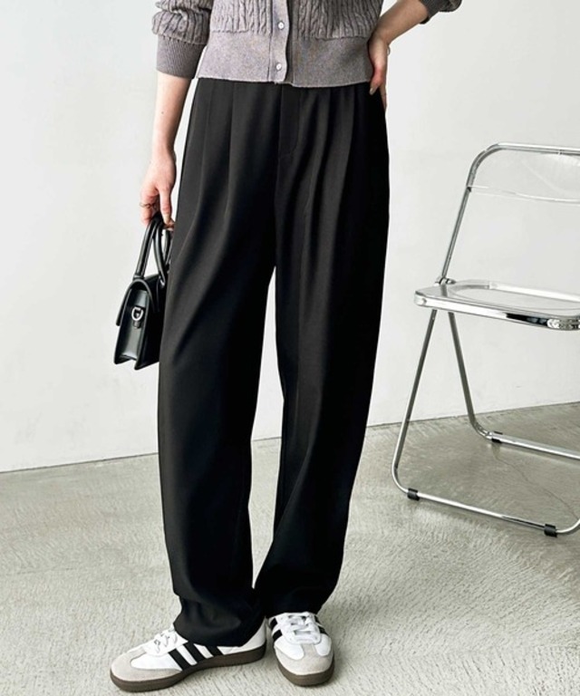 【S-LL展開/新色追加】オンオフ着られる！カーブパンツ