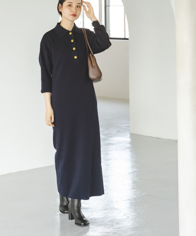 《追加》ポロシャツニットワンピース