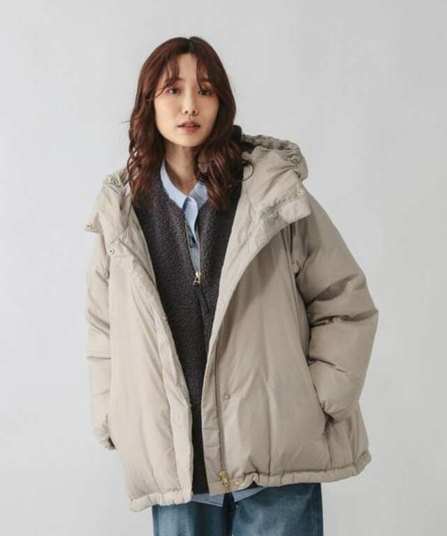 エアリュクスダウンフードブルゾン