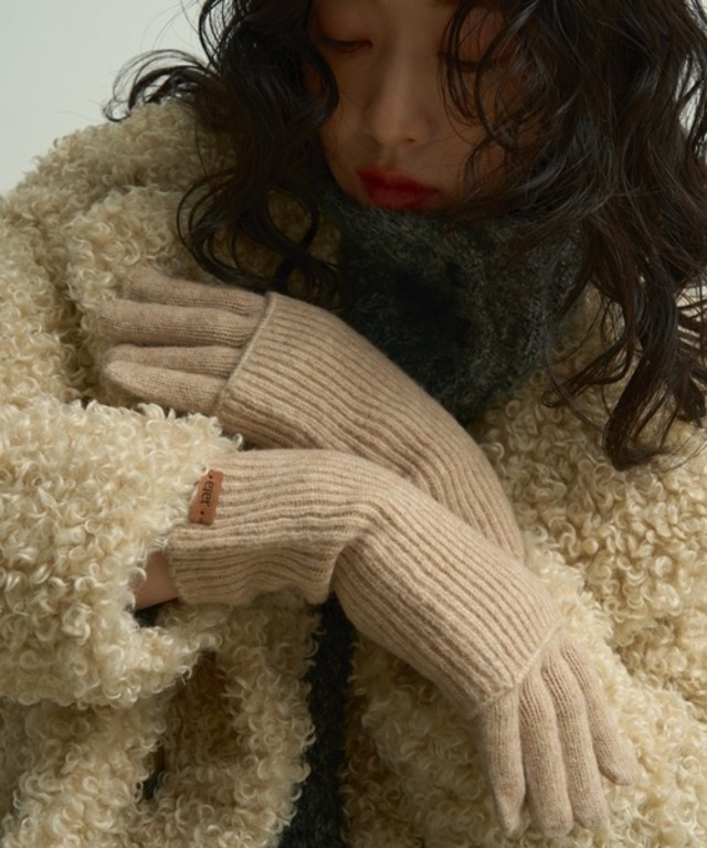 Layered knit gloves / レイヤードニットグローブ