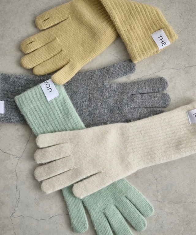 フィンガーホールロングカフグローブ