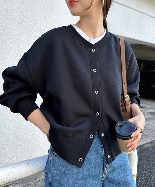 【新色追加】裏起毛2wayスウェットカーディガン