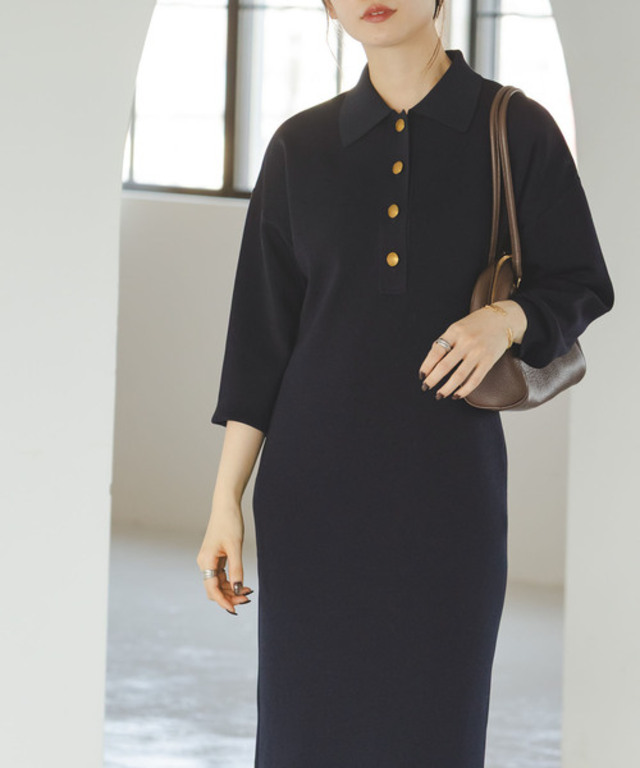 《追加》ポロシャツニットワンピース