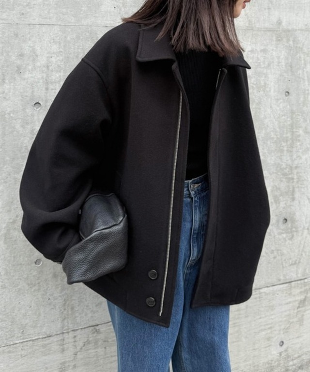 ビッグシルエットミドルコート