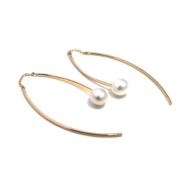 K10 ピアス THREADER PIERCED EARRINGS