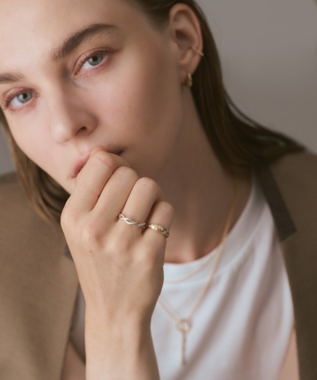 K10／シルバーダイヤモンドリング（0.05ct）