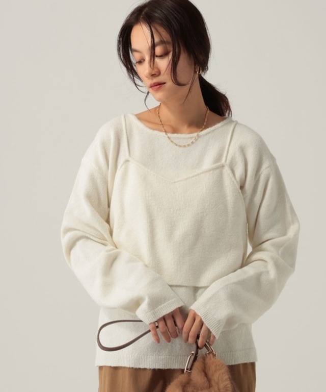 キャミアンサンブルニット/621801