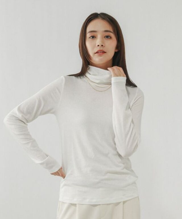 Fffit エフィット/温度調節ストレッチハイネックTシャツ長袖