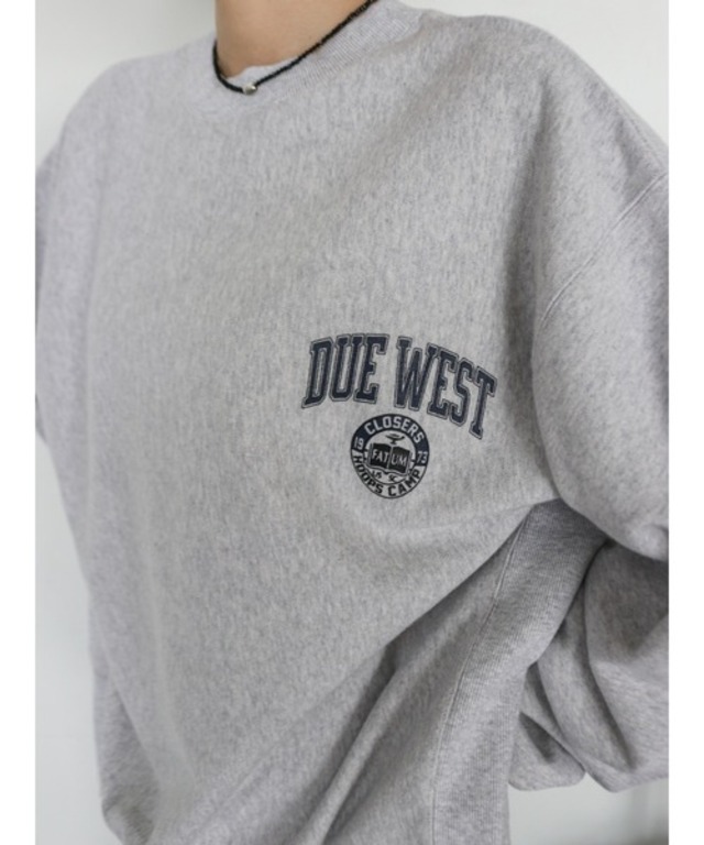 ビッグシルエットロゴスウェット