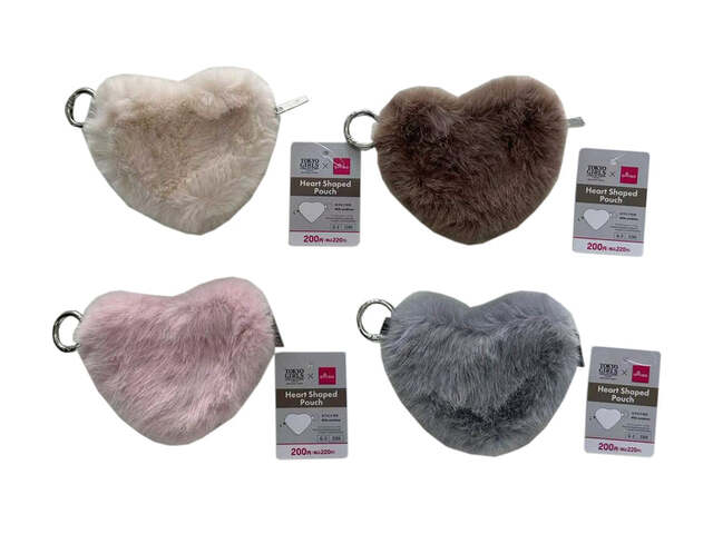 ハート型ポーチ