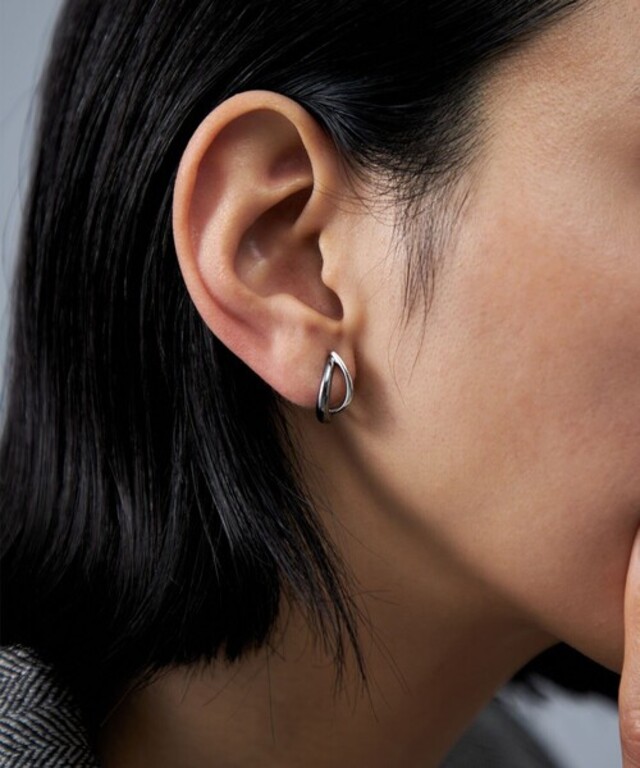 イヤリング コンビカラー