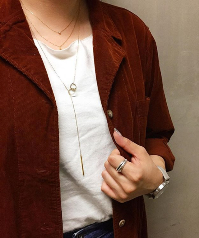 ジェンダレス レイヤード リング