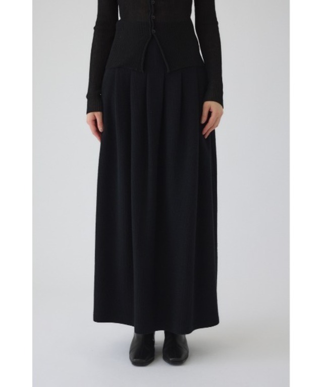 High waist bomber knit SK ハイウエストボンバーニットスカート