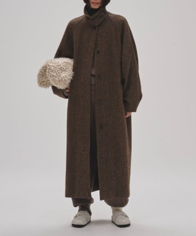 【TODAYFUL/トゥデイフル】Mixwool Raglan Coat/ミックスウールラグランコート