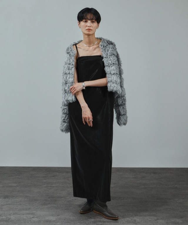 パールレザーライクキャミワンピース