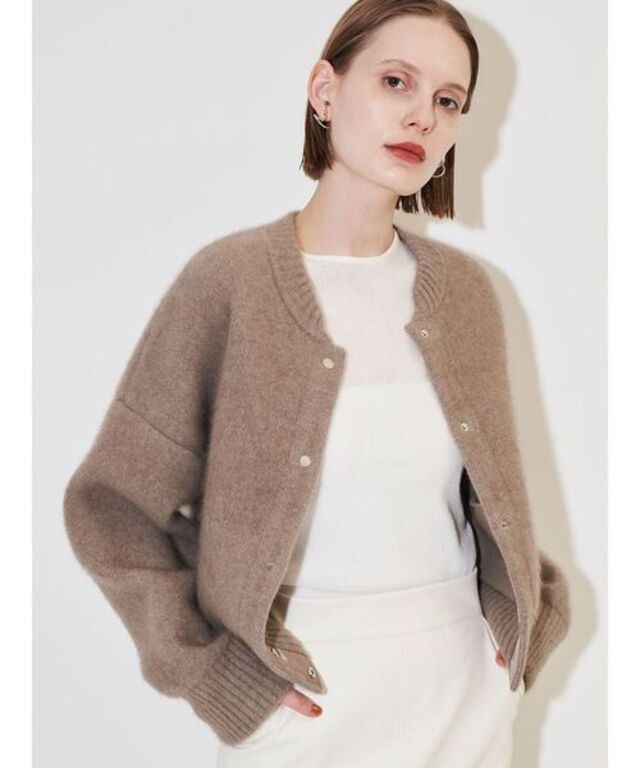 CNラクーンミックスブルゾン