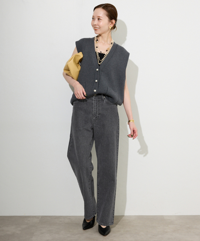 《4サイズ展開/追加7》LE DENIM ストレートデニムパンツ