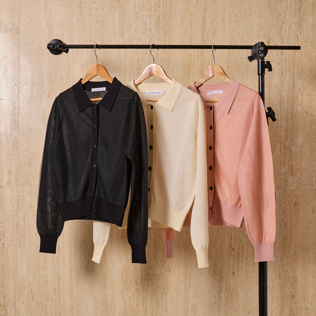 シースルーカーディガン