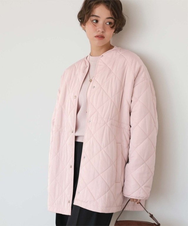 ウエストドローストリングキルティングジャケット