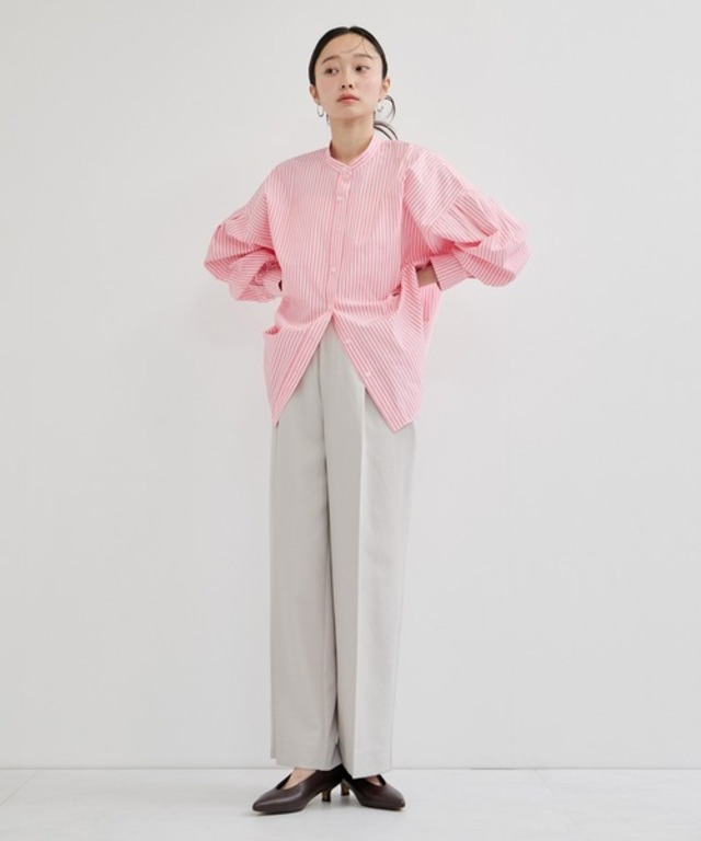 ビンテージライクツイルワイドパンツ/セットアップ対応