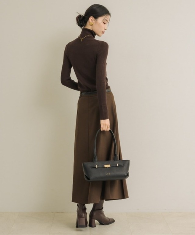 クラシックプリーツミディスカート