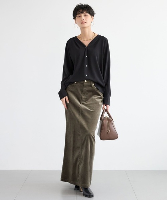 ダブルクロスシャツカーデ ＜セットアップ対応＞【「BABALOG」チャンネルご紹介アイテム】【新色追加】