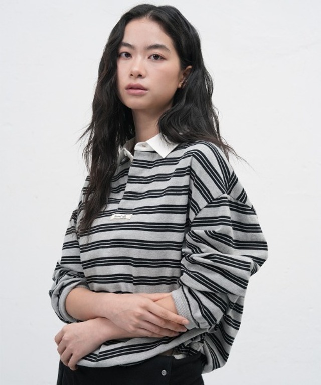 【GENERAL IDEA】ヴィンテージボーダーラガーTシャツ / VINTAGE STRIPE RUGBY T-SHIRTS