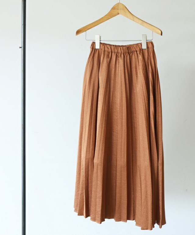 TODAYFUL Metallic Pleats Skirt