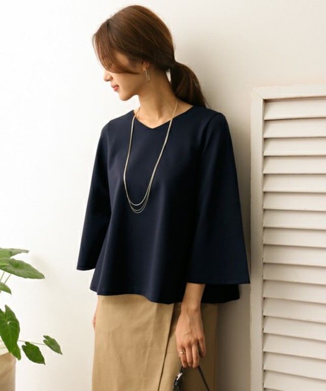 URBAN RESEARCH DOORS WOMENS　ポンチフレアプルオーバー