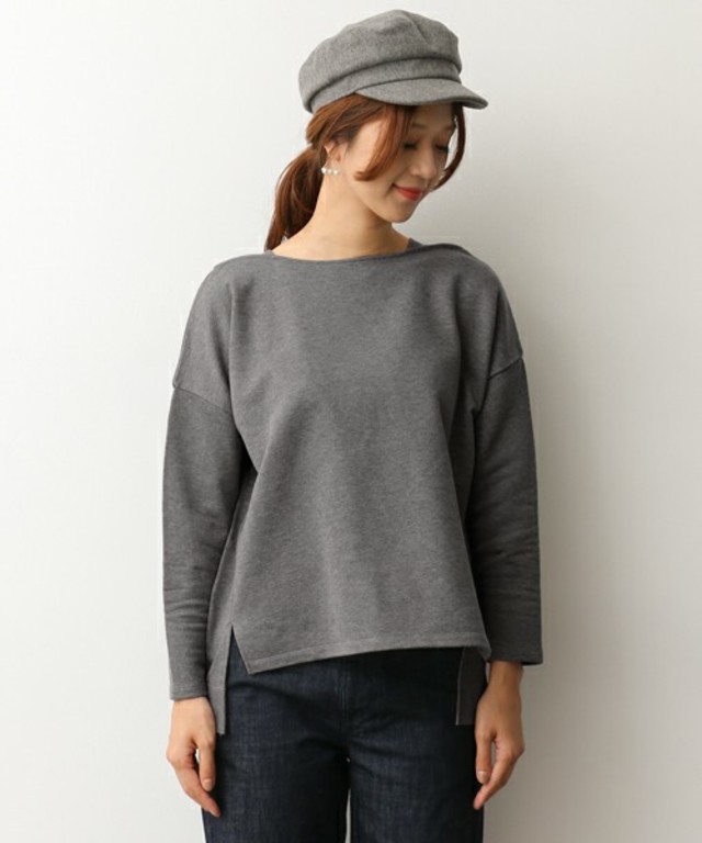 URBAN RESEARCH DOORS WOMENS　シルケット裏毛プルオーバー