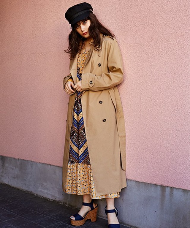 SLY  EDIE LONG TRENCH COAT