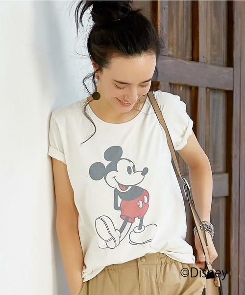 green label relaxing / Mickey Tシャツ