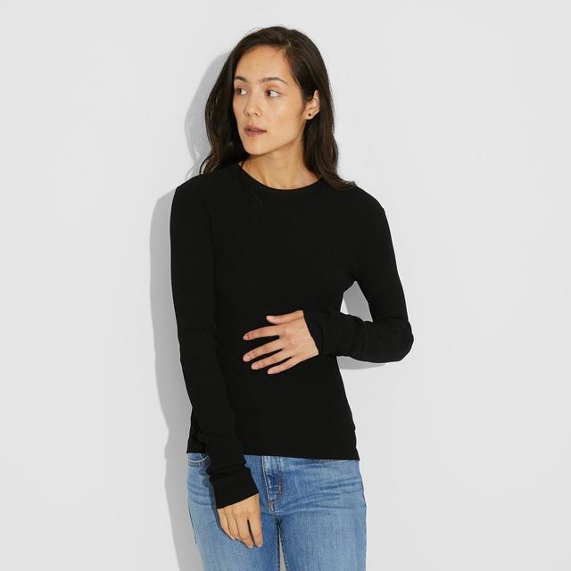 Wooster Crepe Knit Basic Crew