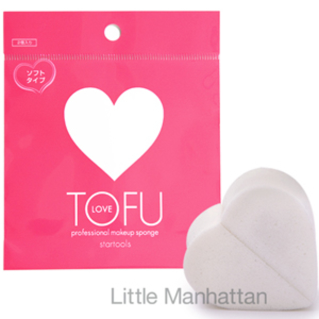 TOFU LOVE プロフェッショナル メイクアップ スポンジ（2個入り）