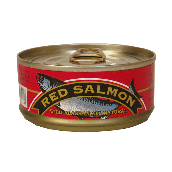 アラスカ レッドサーモン（紅鮭水煮缶） 106g