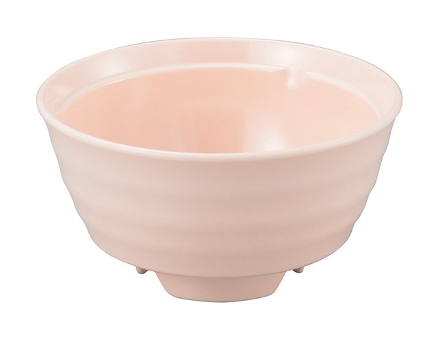 エンテック メラミン食器 ピンクシリーズ ごはん茶碗 (身) ピンク PK-66A
