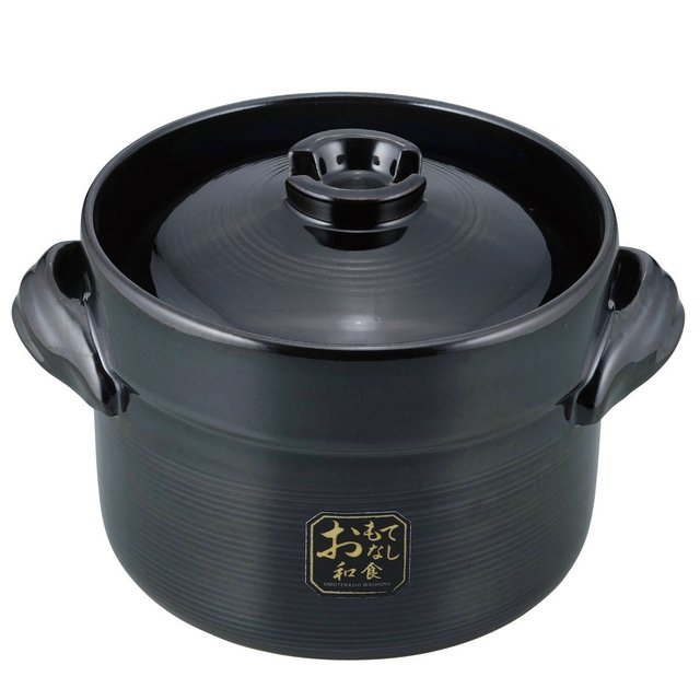 和平フレイズ 土鍋 ご飯鍋 3合 ガス火 電子レンジ 陶器 おもてなし和食 OR-7110