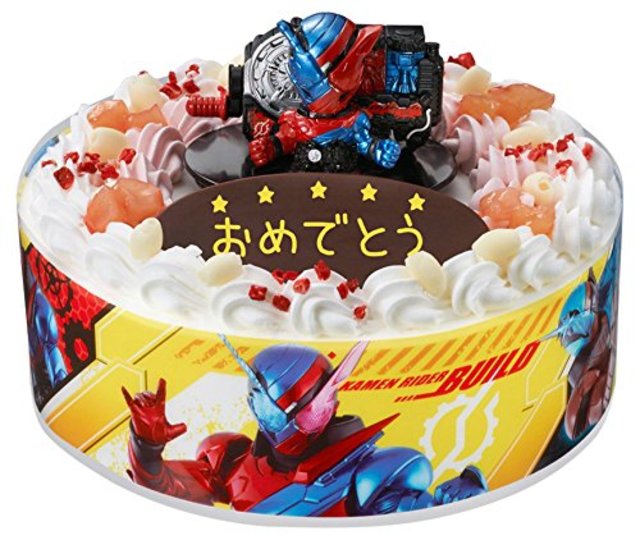 キャラデコお祝いケーキ 仮面ライダービルド