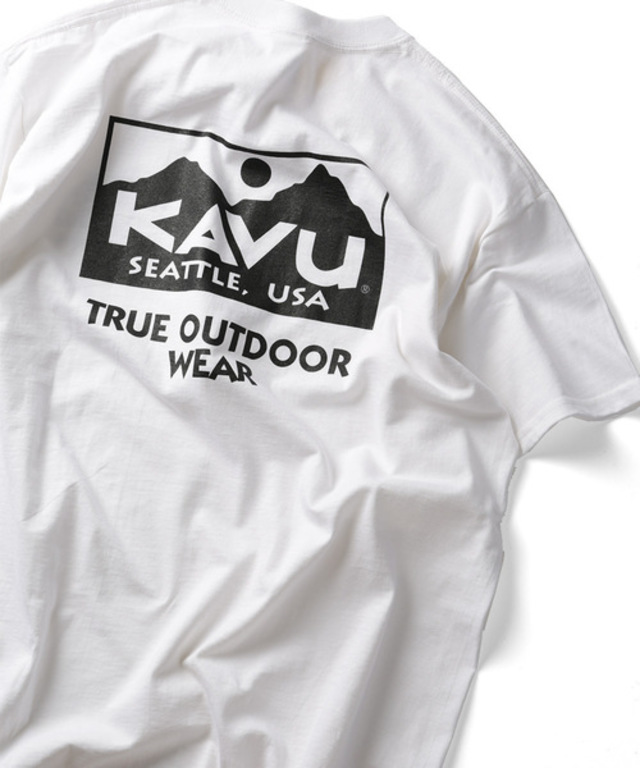 WEB限定 KAVU/カブー True ロゴ 半袖Tシャツ