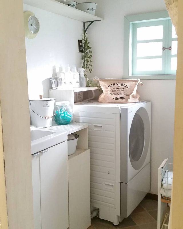 脱 生活感でオシャレ見え 洗濯機まわり のインテリア術 Locari ロカリ