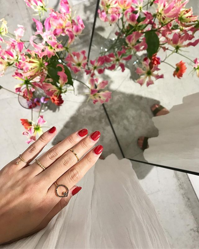 ARTIDA OUD ペアシェイプ　ルビー　オープンリング eden] K10 ペアシェイプ ルビー リング｜ARTIDA OUD（アル