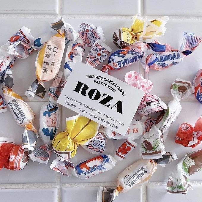 ローザー洋菓子店（田園調布）ミックスチョコレート缶（小） - 食品
