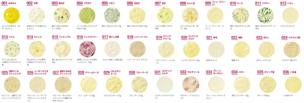 キューピーマヨネーズ大さじ2に対しての分量