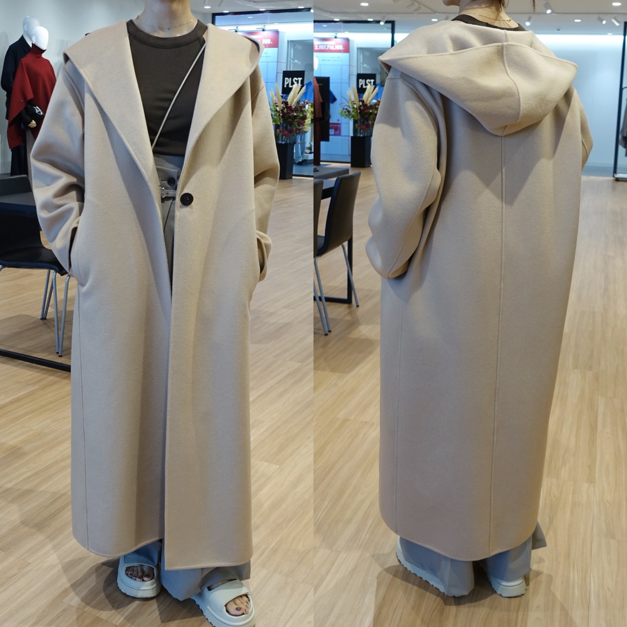 着用している編集部員の身長：162cm