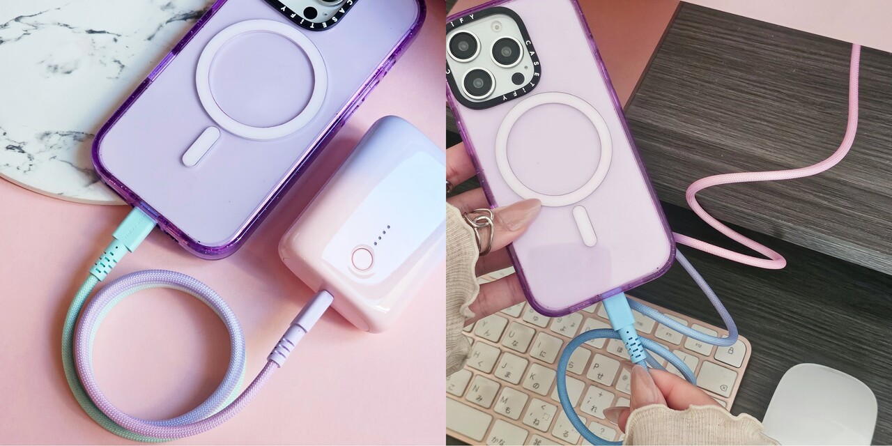 左 マーメイド、右 シュガーユニコーン使用