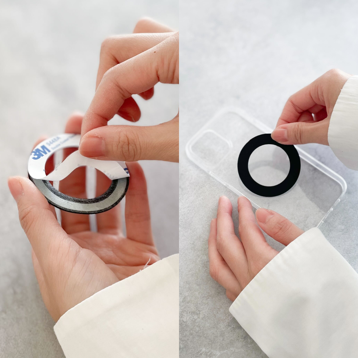 ほど良い厚みのあるステッカーで安心