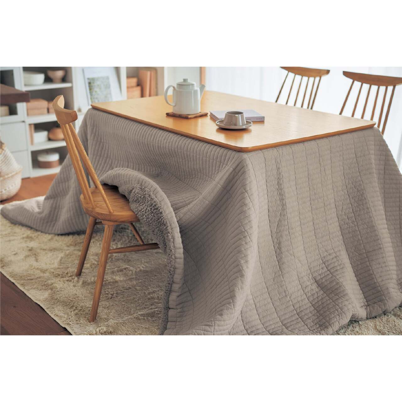 幅120cm／30cmの継ぎ脚使用時