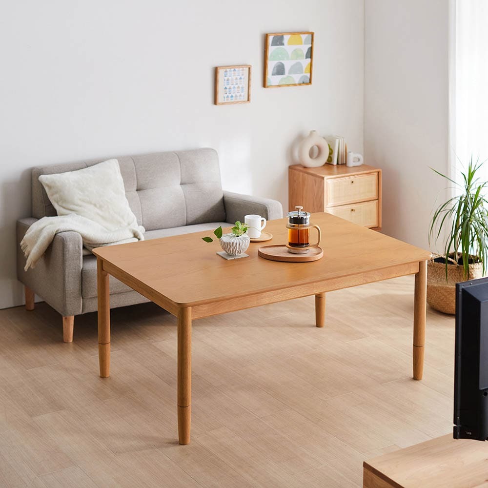 幅120cm／15cmの継ぎ脚使用時