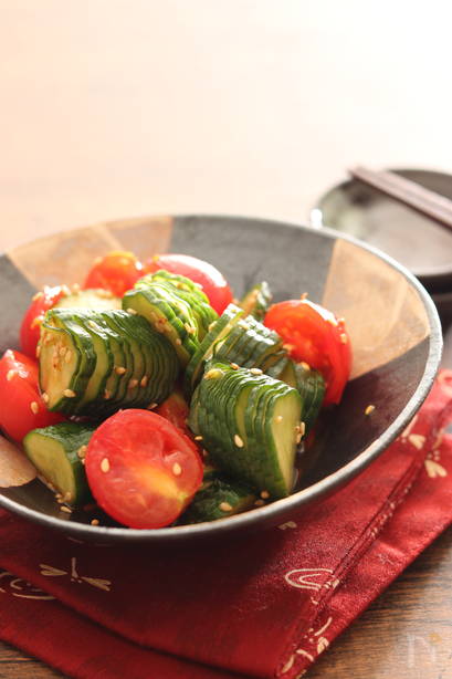 ミニトマト きゅうり でおかず作り 簡単レシピ10 Locari ロカリ