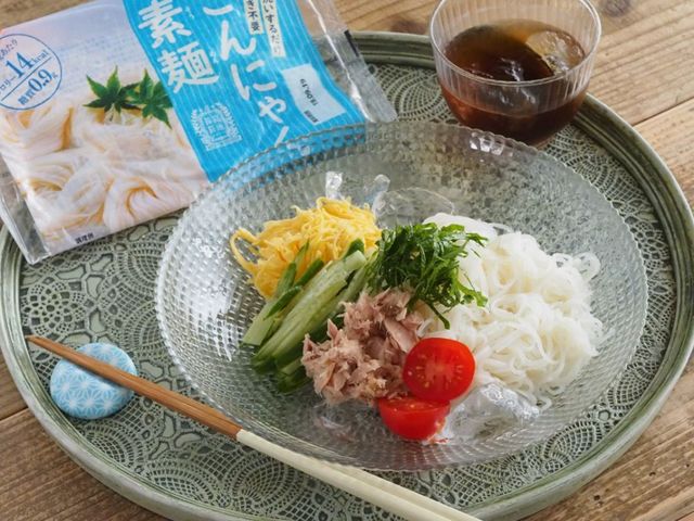 伸びない、くっつかない！カルディ「こんにゃく素麺」はダイエットの